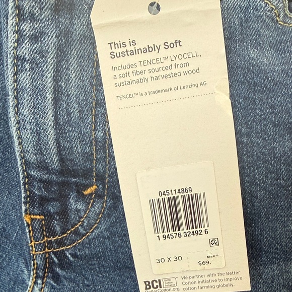 Levi's Men's 511 Slim Straight Flex Jeans in Medium Blue, 30 x 30 - Picture 4 of 6